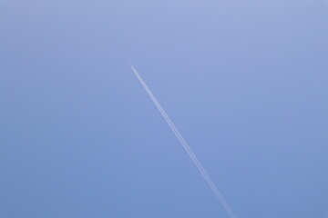 airplane in the sky
