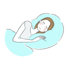 美容スタッフのイラスト