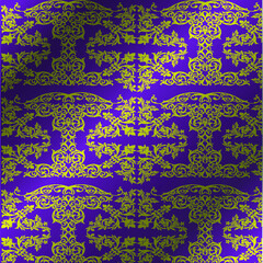 Royal vector textile on purple background, luxury purple royal wallpaper, layout design, poster template, background, art