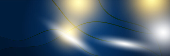 Modern blue and gold colorful corporate abstract technology background. Vector abstract graphic design banner pattern presentation background web template.