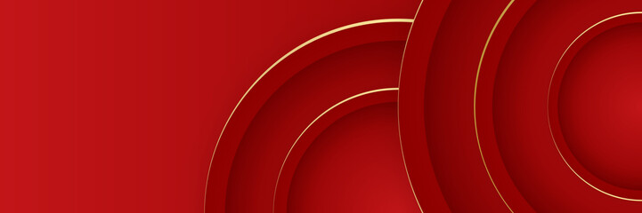 abstract vector luxury red and gold background modern creative concept