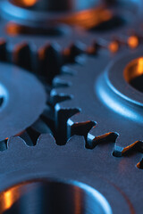 cogwheel gears mechanism. industrial machinery. - 504142017