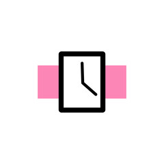 An Apple watch icon with a white background