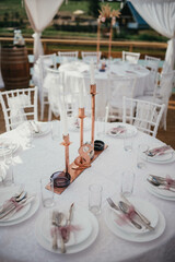 Luxury table decoration.