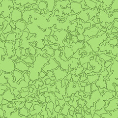 Abstract texture of rough surface. green pattern on plane. lunar surface. Square image. 3D image. 3D rendering.