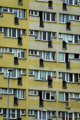 facade of a residential building , image taken in stettin szczecin west poland, europe © underworld