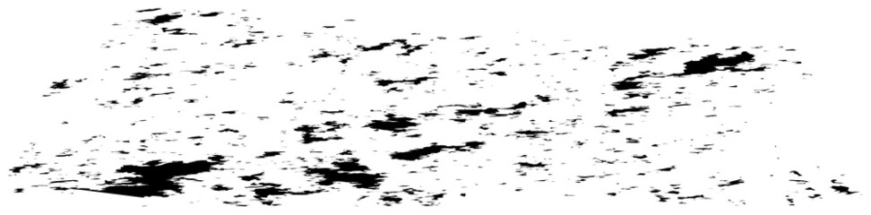 Grungy paint brush, brush stroke effect shape, element