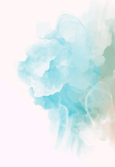 Hand painted abstract color background, vector illustration