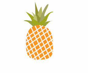 Fresh and juicy pineapple for lemonade