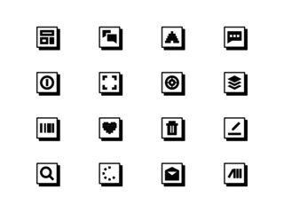 Neubrutalism Icons Set #5