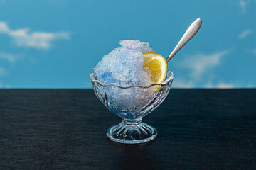 かき氷　asian  type of epidemic shaved ice