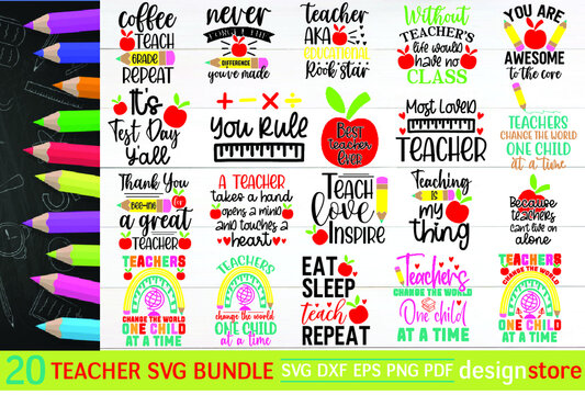 Teacher Svg Bundle