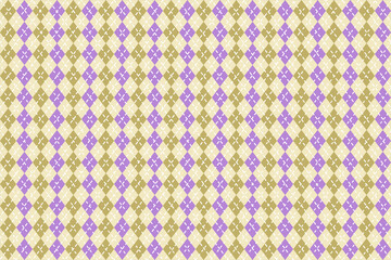 Digital design fabric pattern in various colors used in textiles.Embroidery designs are made from geometric shapes.