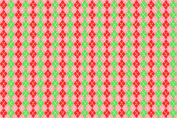 Digital design fabric pattern in various colors used in textiles.Embroidery designs are made from geometric shapes.