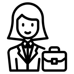 businesswoman icon