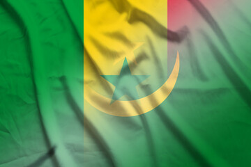 Senegal and Mauritania government flag international negotiation MRT SEN © dmitriy