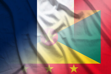 France and Grenada official flag international relations GRD FRA