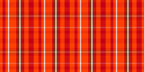 Obraz premium Tartan plaid design that is seamless. Checkered fabric texture print in black, brown, and orange colors. Fabrics and textiles are used in the background of design and decorating.