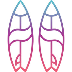 Surfboard Icon  © Pexelpy