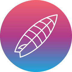 Surf Board Icon 