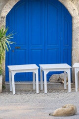 Alacati Streets in the Summer Season, Cesme Izmir, Aegean Region, Turkey