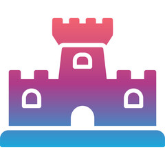 Sand Castle Icon 
