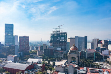 aerial image of the National Museum of the Revolution, Mexico City, Mexico