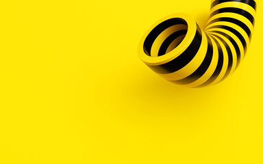 abstract yellow background 3d