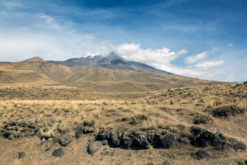 The ice cap on the summit of the snow-capped and dormant compound volcano Mount Ararat (Agri Dagi), Eastern Anatolia Region, Turkey
