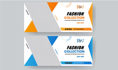 facebook cover, facebook banner template