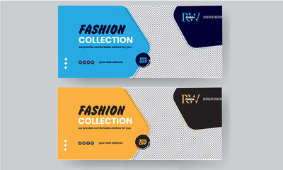 facebook cover, facebook banner template