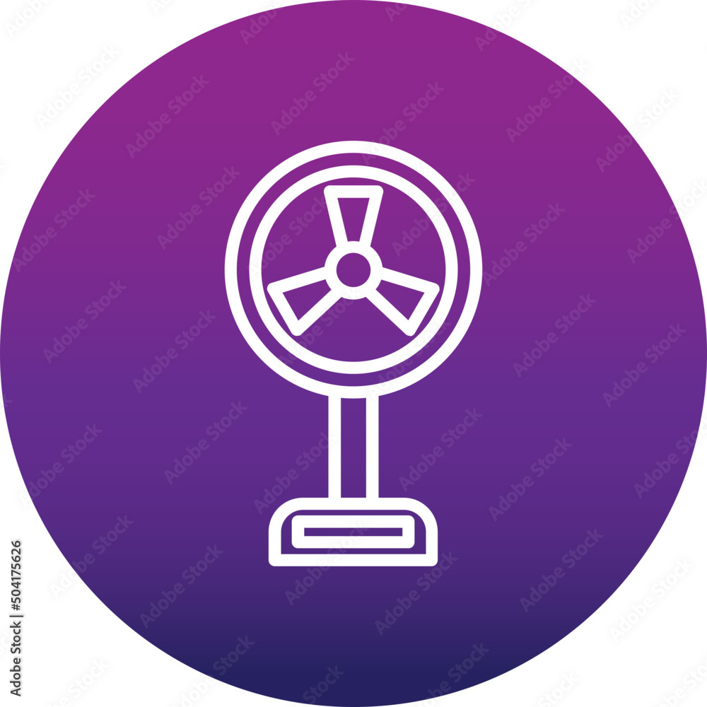 Sticker Fan Icon 