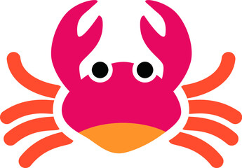 POPでかわいいカニ