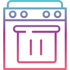 Gas Stove Icon 