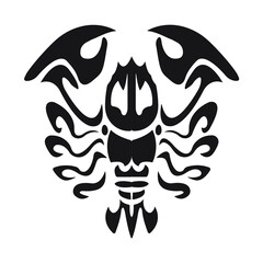 Celtic zodiac tattoo on white background