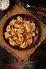Dumplings, filled with mashed potatoes.