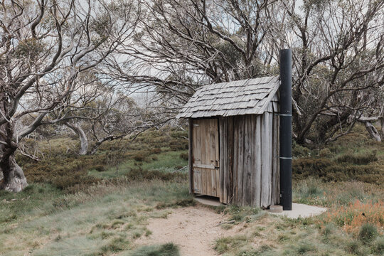 Wallace Hut near Falls Creek in Australia