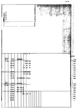 fax texture with a transparent background
