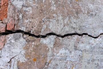cracked brick wall, Brick Wall Background