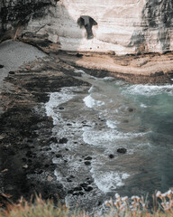 Grotte Étretat marée basse.