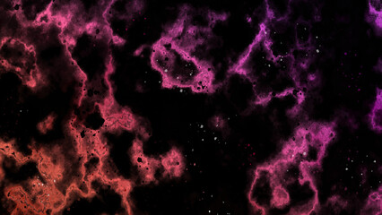 Abstract smoke frame and space,black background. abstract red dust splattered on black background. Red powder explosion. Bright red space nebula. Elements of this image