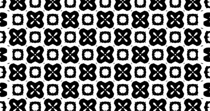 Abstract background with black and white shapes.
