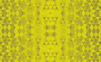 seamless abstract geometric background with triangles and a gradient of yellow and gold