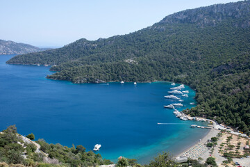 aegean beach at the turkey