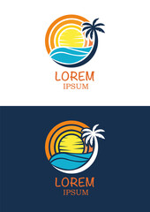 Premium Beach Logo Design