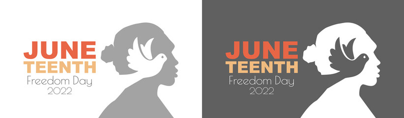 Juneteenth Freedom Day 2022 set.