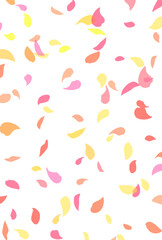 背景素材_花吹雪_赤