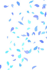 背景素材_花吹雪_青