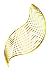 roślina kwiat liście złoty deseń tekstura pattern liść © Ana CPP