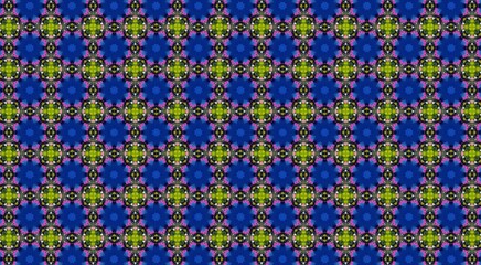 Seamless traditional Asian paisley border design